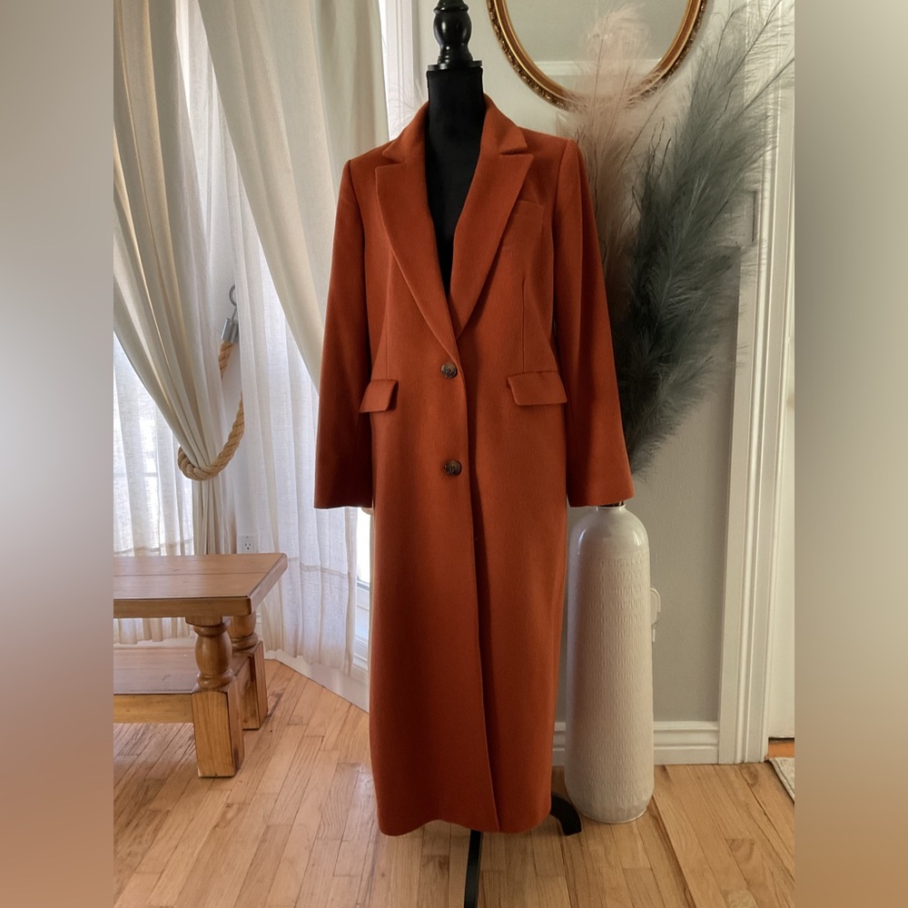 Alex Marie Rust Orange Coat